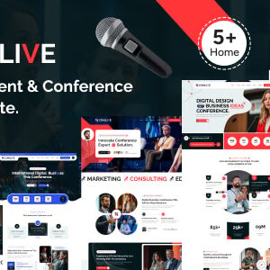 Conlive – Event & Conference PHP Template
