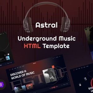 Astral - Underground Music & DJ HTML Template