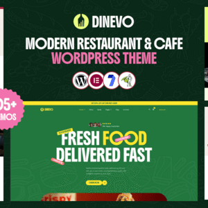 Dinevo - Modern Restaurant & Cafe WordPress Theme