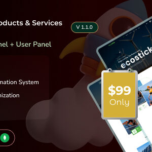 Ecostick – Solar Products & Services Selling Platform | Website | Admin | User Panel (MERN)