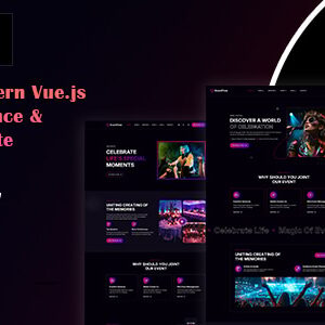 Eventflow – Modern Vue.js Event, Conference & Meetup Template