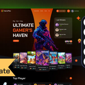 Gameplex - eSports and Gaming NFT React Next JS Template